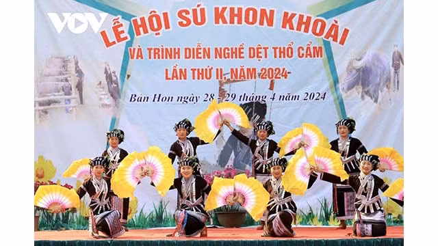 Le festival Su Khon Khoài est un rituel spirituel lié à la culture agricole. Photo : VOV.