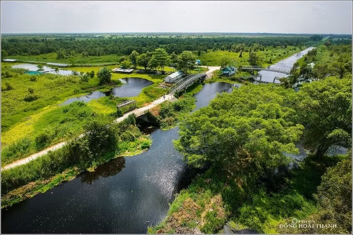 Le parc national d’U Minh Ha a été inscrit par l'UNESCO sur la liste des réserves mondiales de biosphère en 2009. Photo : vtcnews.vn