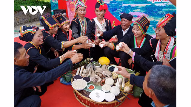 La fête « Ma Ma Mê » est un rituel agricole important du peuple Khơ Mú, et est transmise de génération en génération. Photo : VOV.