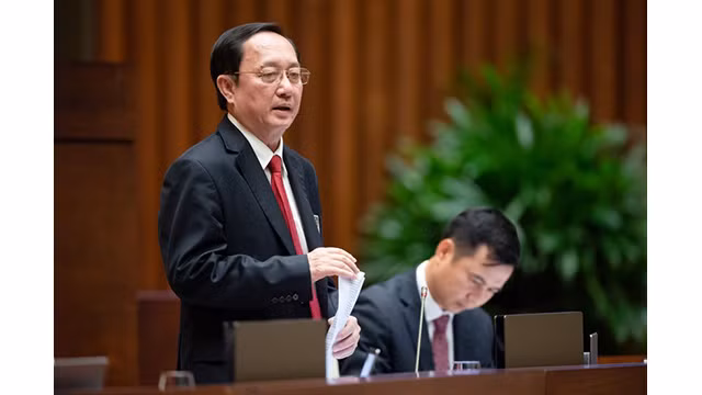 Le ministre des Sciences et de la Technologie, Huynh Thanh Dat. Photo: quochoi.vn