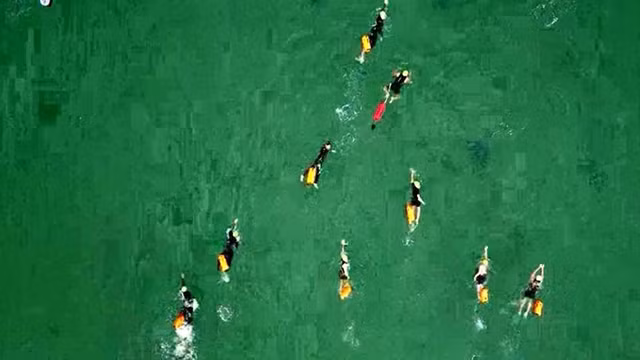 Les athlètes s'affronteront sur une distance de 8 km autour de la petite île de Cô Tô. Photo : NDEL. Les athlètes s'affronteront sur une distance de 8 km autour de la petite île de Cô Tô. Photo : NDEL.