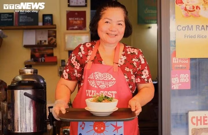 Bui Thi Dung, propriétaire du restaurant Pho Chào. Photo: vtcnews.vn