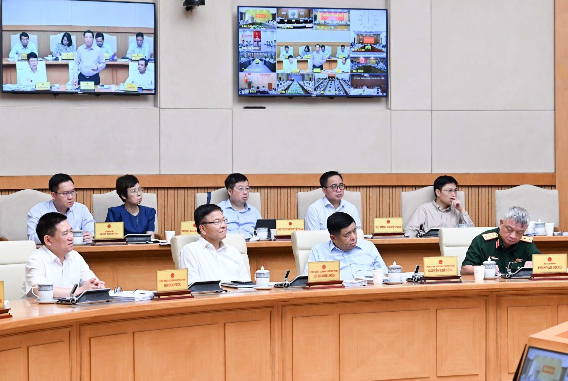 Les délégués lors de la réunion. Photo : Thanh Hai/NDEL