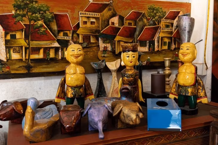 Laques artisanales du village de Ha Thai. Photo : VTC News.