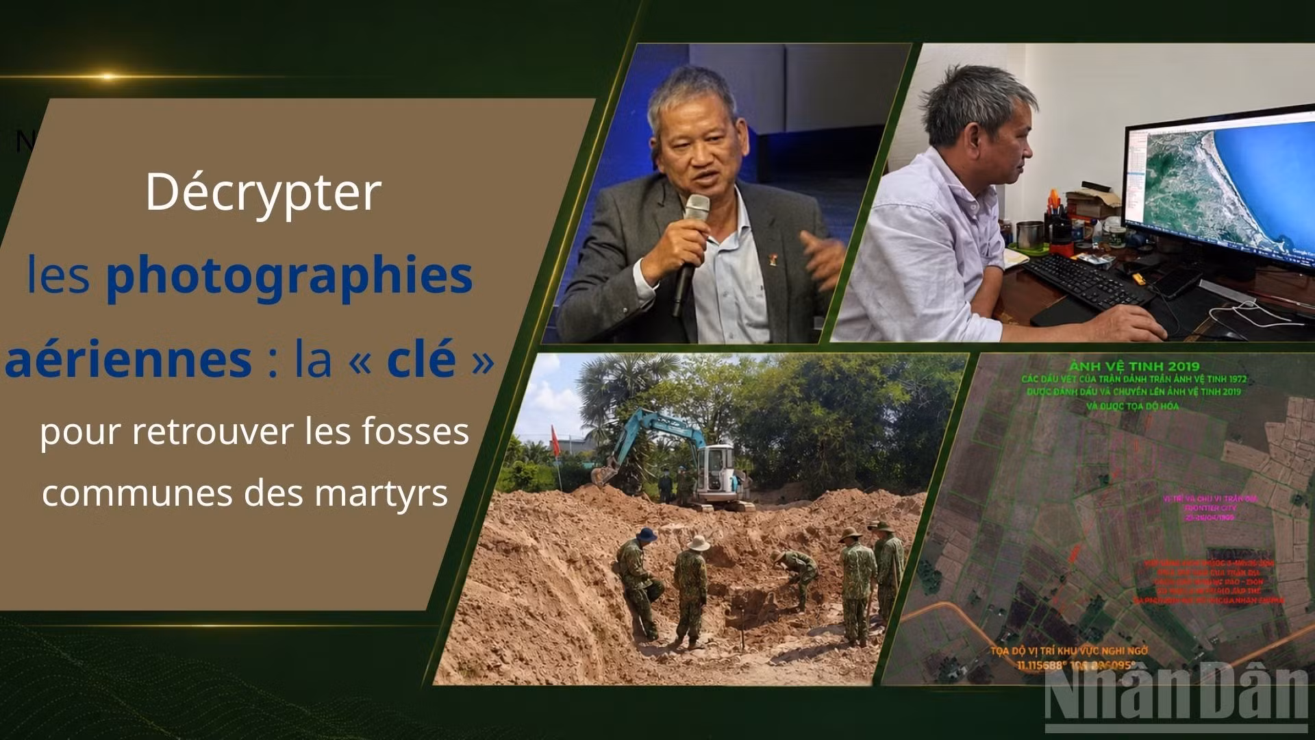 Décrypter les photographies aériennes : la « clé » pour retrouver les fosses communes des martyrs