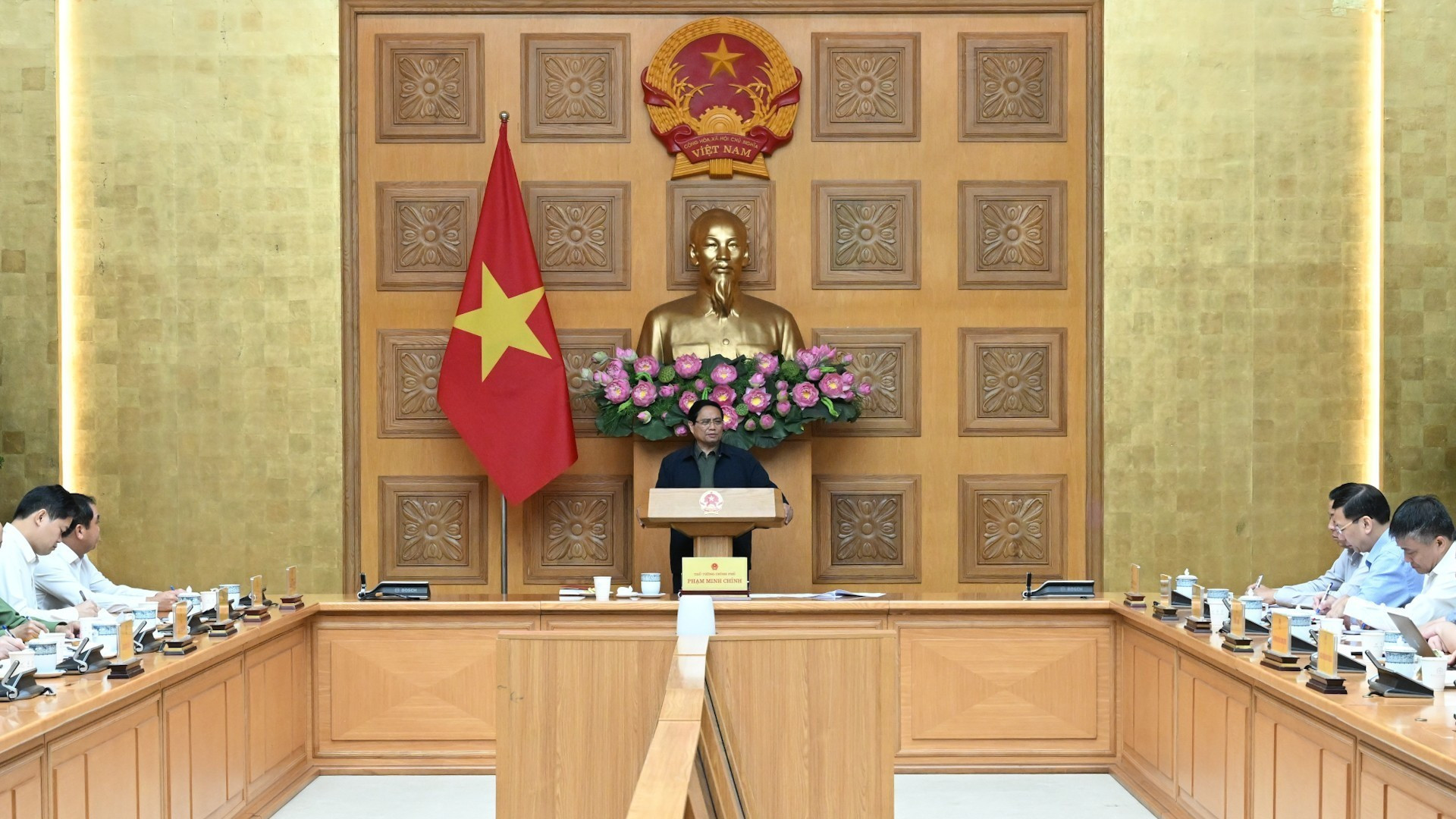 Vue générale de la réunion, le 29 octobre à Hanoi. Photo : Tran Hai/NDEL