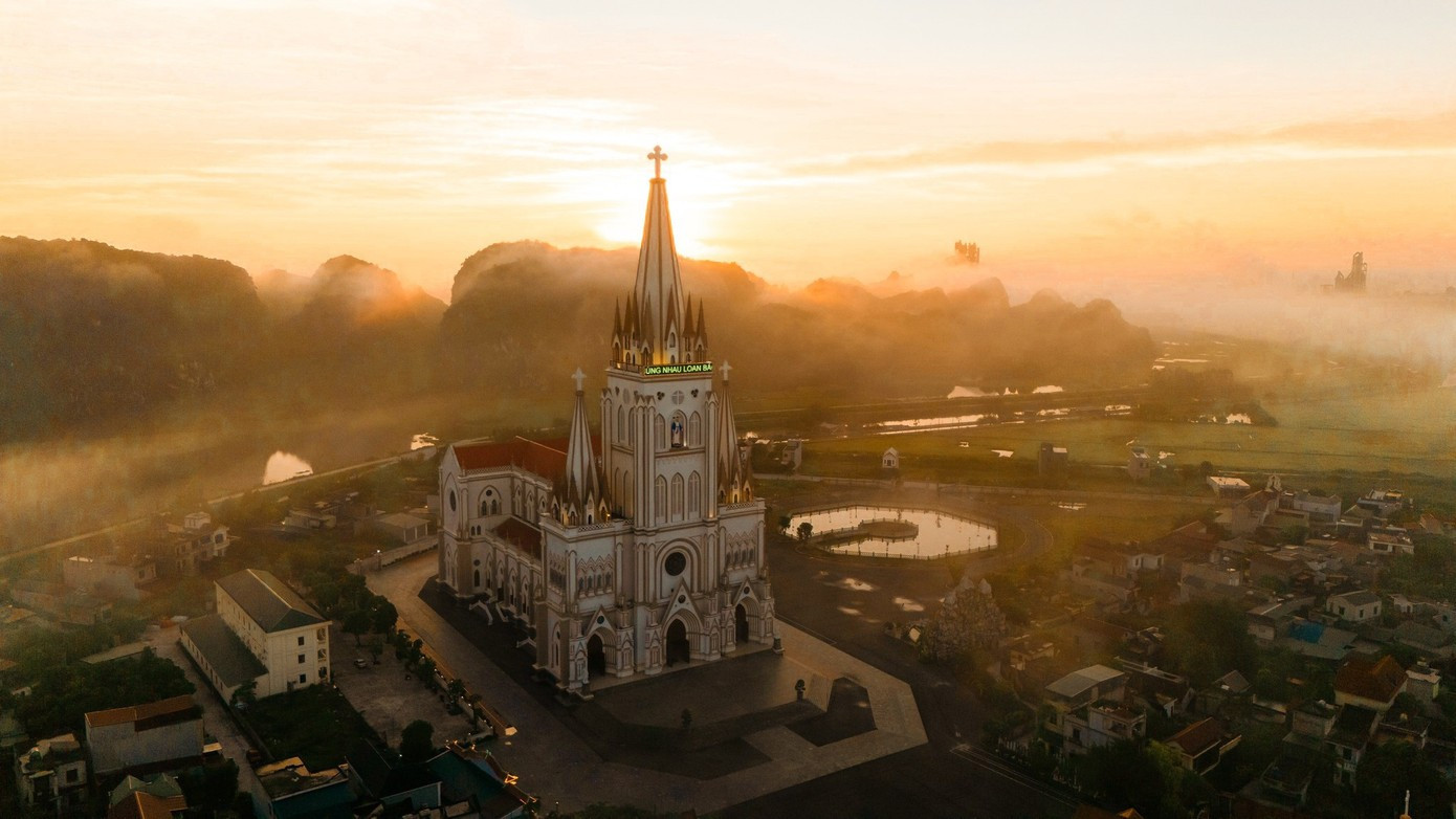 L’église de Lang Van, dans la commune de Gia Van, province de Ninh Binh (au Nord). Photo : tienphong.vn