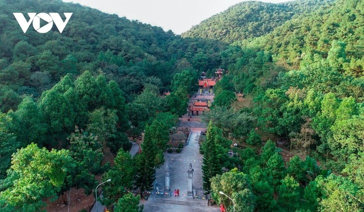 Le complexe Yên Tu - Vinh Nghiêm, Côn Son et Kiêp Bac, récemment inscrit au patrimoine mondial de l'UNESCO. Photo: VOV