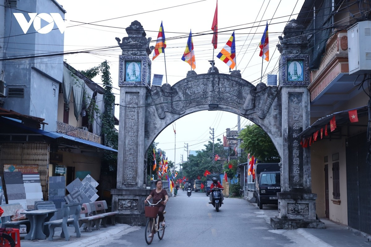 La porte d&apos;entrée principale de la pagode Co Le. Photo : VOV