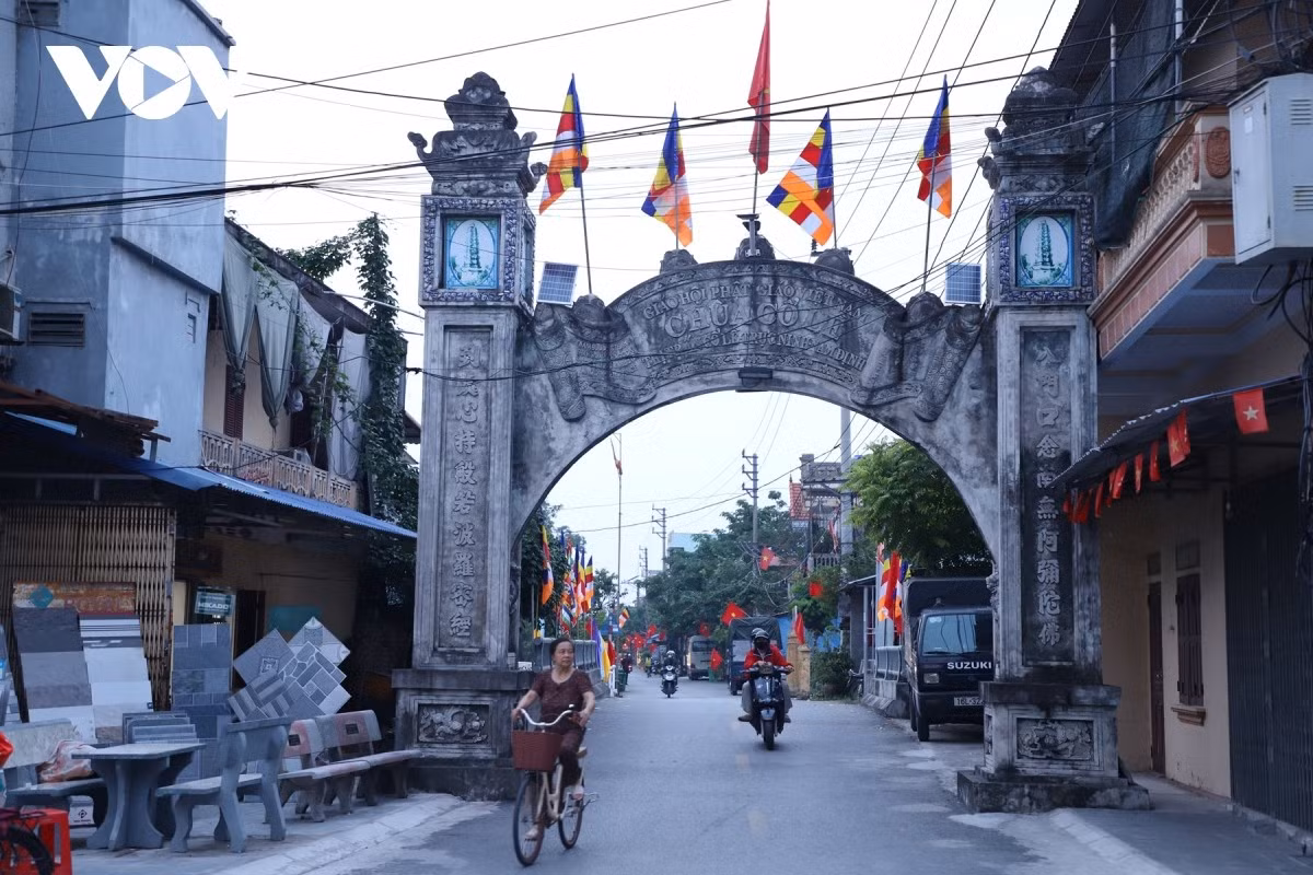 La porte d'entrée principale de la pagode Co Le. Photo : VOV