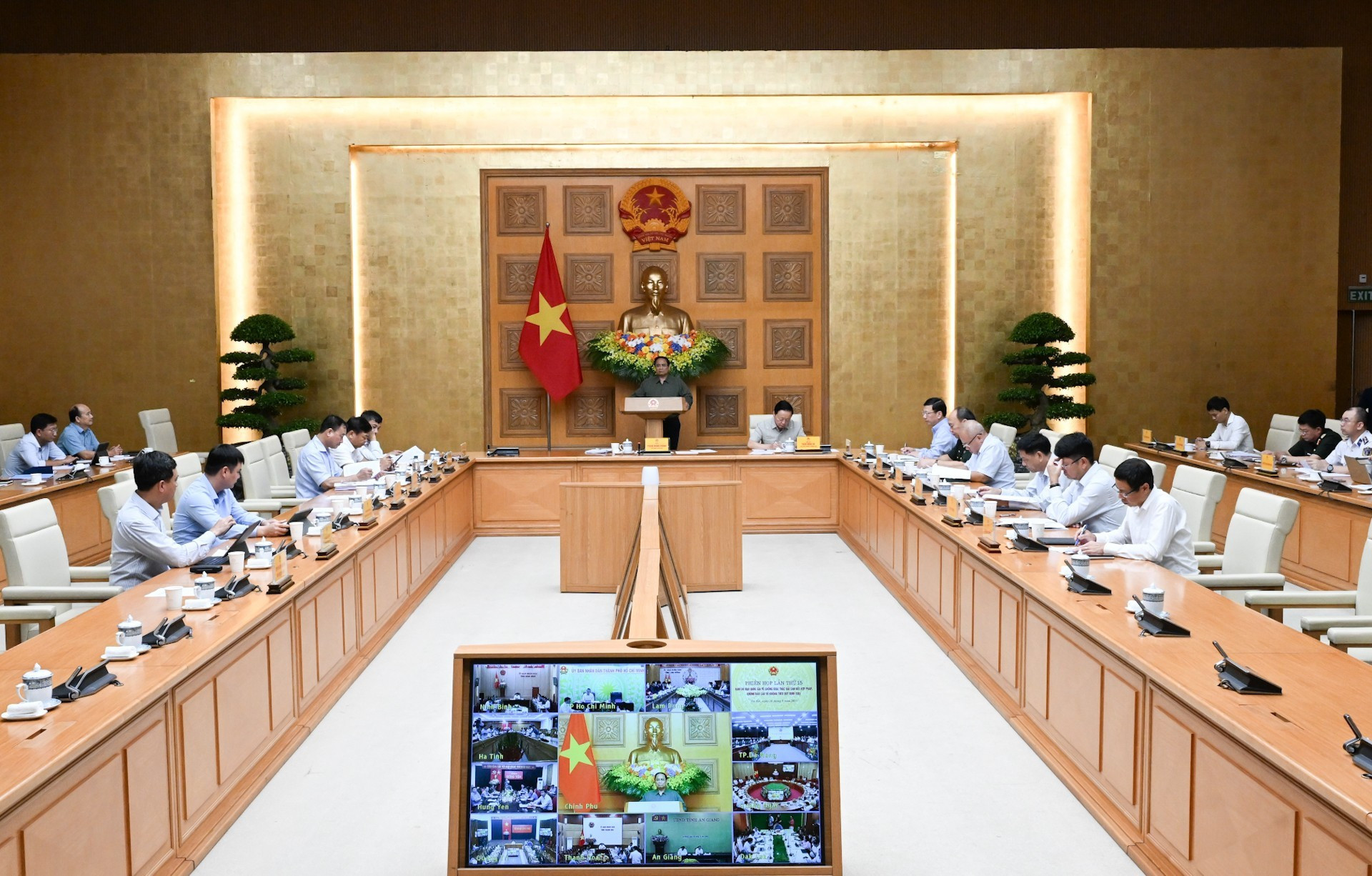 Vue générale de la réunion. Photo : Tran Hai/NDEL