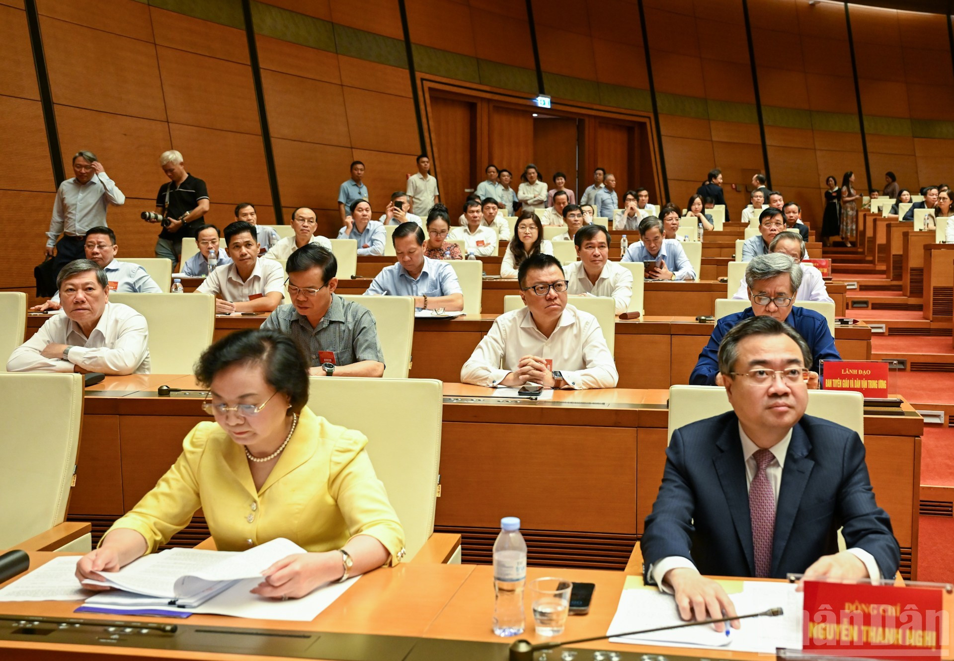 Des délégués lors de la conférence nationale à Hanoi. Photo : NDEL