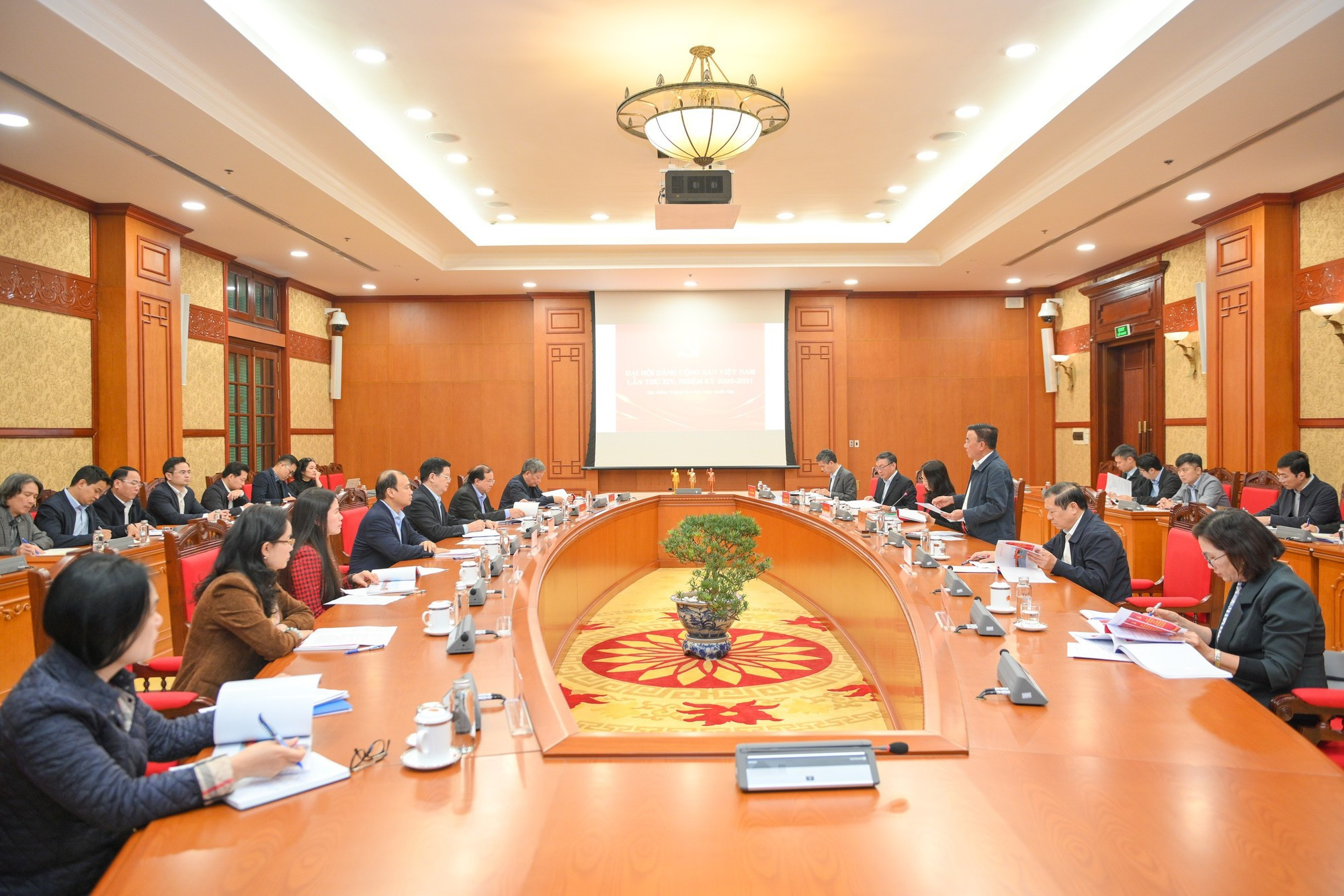 Vue générale de la réunion. Photo : The Dai/NDEL