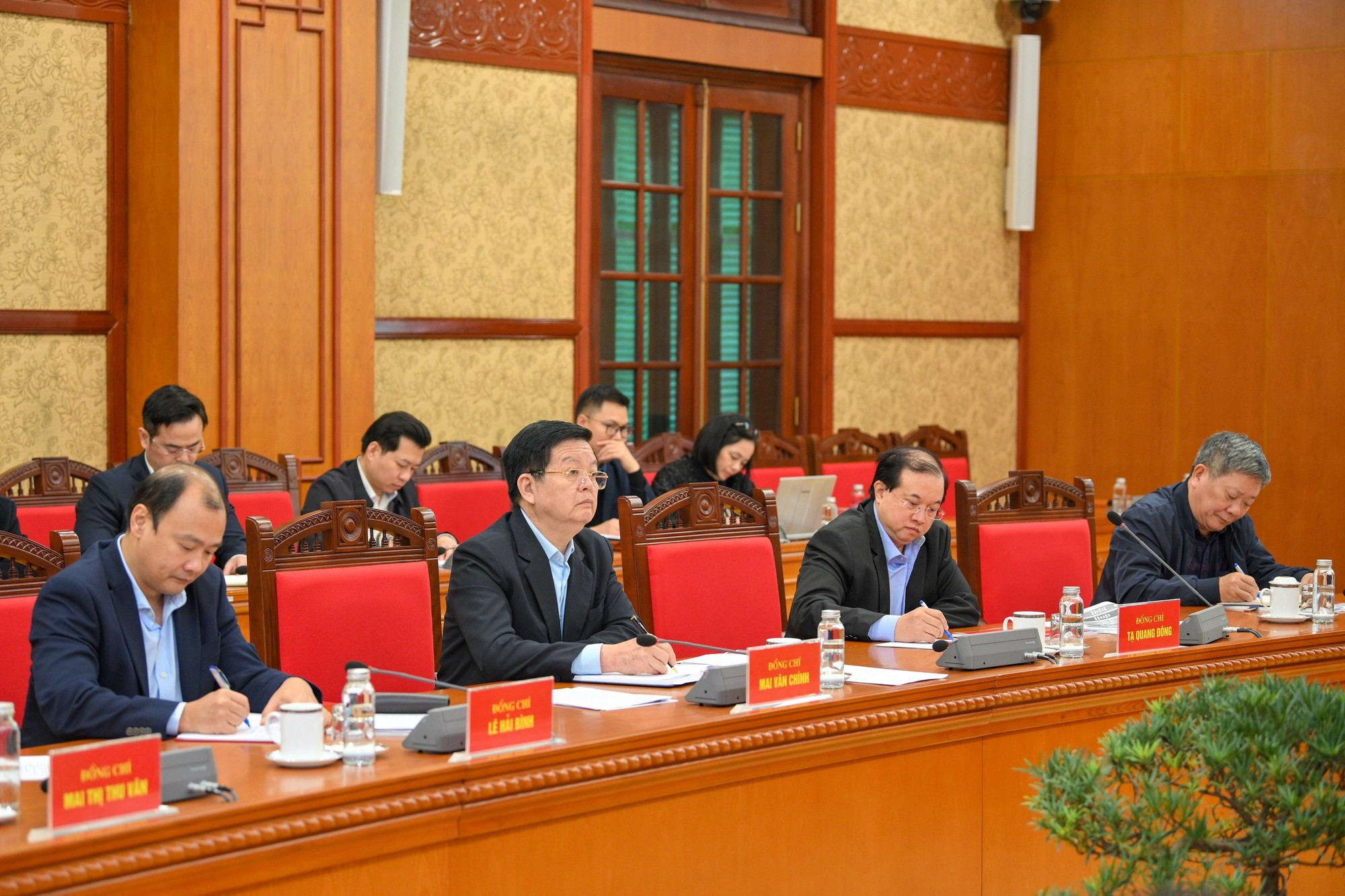 Les délégués lors de la réunion. Photo : The Dai/NDEL