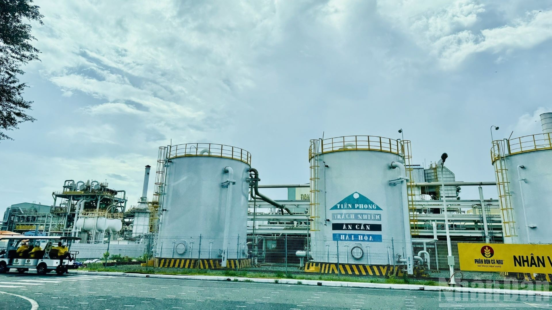 Dans le parc industriel de Ca Mau, au sud du Vietnam. Photo : NDEL Dans le parc industriel de Ca Mau, au sud du Vietnam. Photo : NDEL