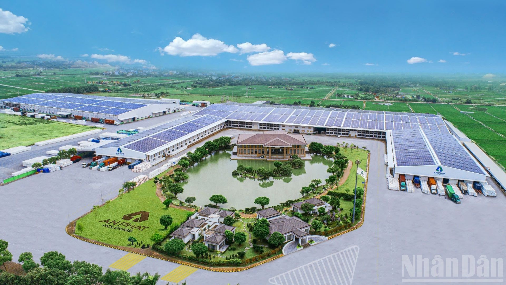 Plan d'aménagement d'un parc industriel écologique dans la province de Hai Duong (ville de Hai Phong actuellement), au nord du Vietnam. Photo : NDEL Plan d'aménagement d'un parc industriel écologique dans la province de Hai Duong (ville de Hai Phong actuellement), au nord du Vietnam. Photo : NDEL