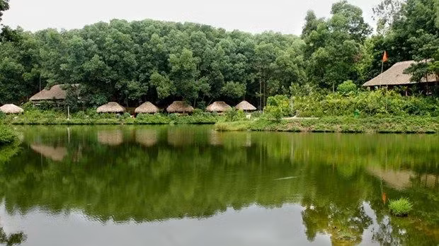 Le village éco-ethnique sur pilotis de Thai Hai. Photo : tapchidulich.