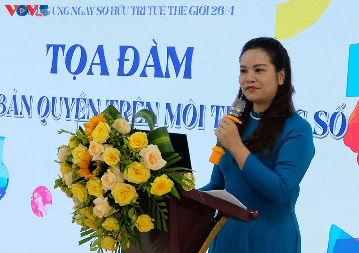 Pham Thi Kim Oanh, directrice adjointe du Département du Droit d’auteur. Photo : Thanh Long/VOV.