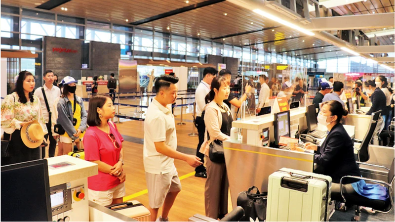 L'aéroport de Vân Dôn, à Quang Ninh. 