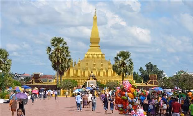 La capitale de Vientiane au Laos. Photo : VNA.
