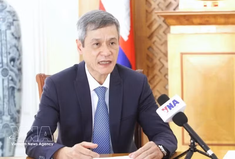 L'ambassadeur du Vietnam au Cambodge, Nguyen Minh Vu. Photo : VNA.