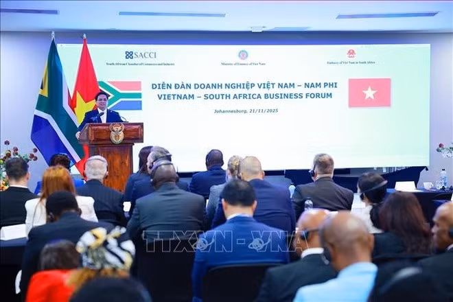 Panorama du Forum d’affaires Vietnam – Afrique du Sud. Photo: VNA