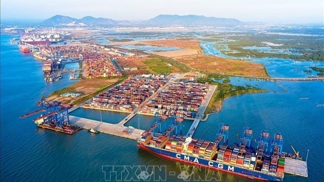 Port international de Gemalink. Photo : VNA.