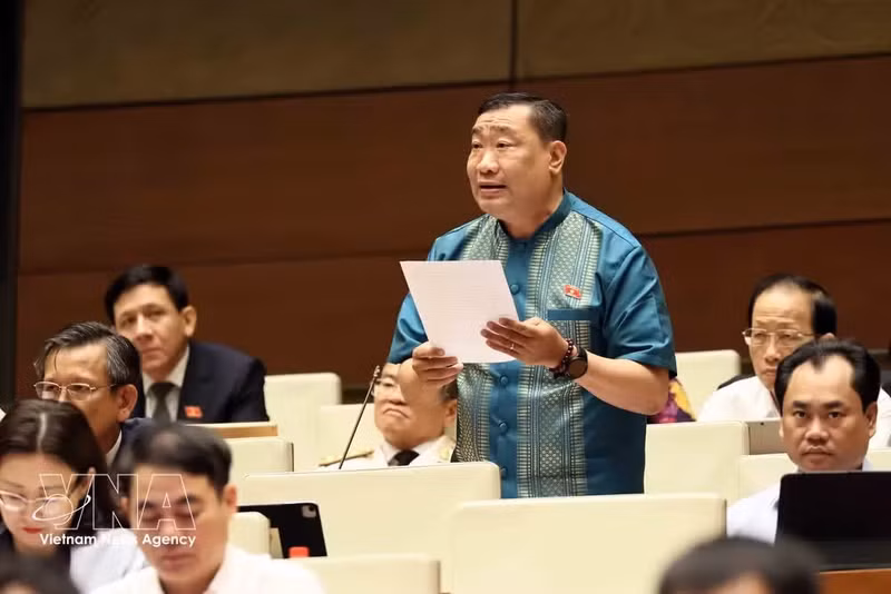 Le député Thach Phuoc Binh, de la province de Vinh Long. Photo: VNA