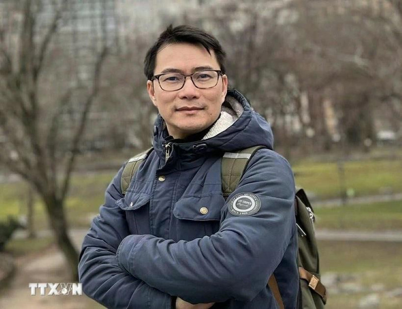 Le docteur Ung Quoc Hung, ingénieur en chef chez le groupe français Setec Nucléaire et vice-président du Réseau des experts vietnamiens en énergie nucléaire à l’étranger (VietNuc). Photo : VNA.