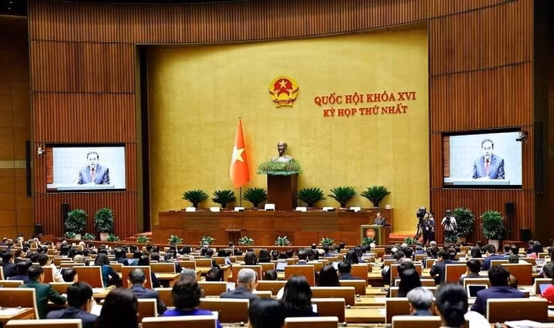 Première session de la XVe législature de l’Assemblée nationale. (Source : quochoi)