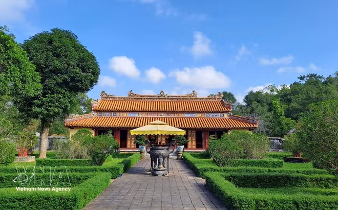 Le mausolée de Gia Long à Hue. Photo: VNA