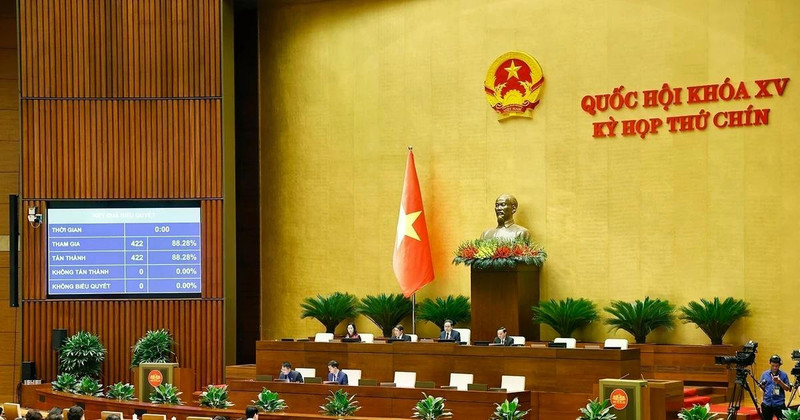 L’Assemblée nationale approuve la création du Conseil électoral national. Photo : VNA.