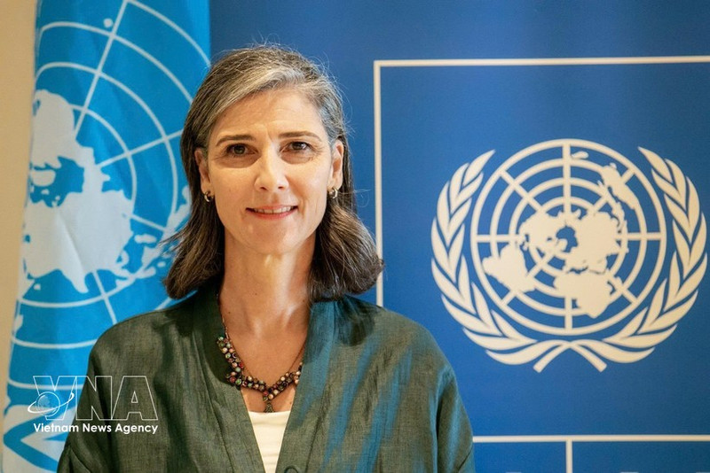 La représentante résidente du Programme des Nations Unies pour le développement (PNUD) au Vietnam, Ramla Al Khalidi. Photo : VNA.