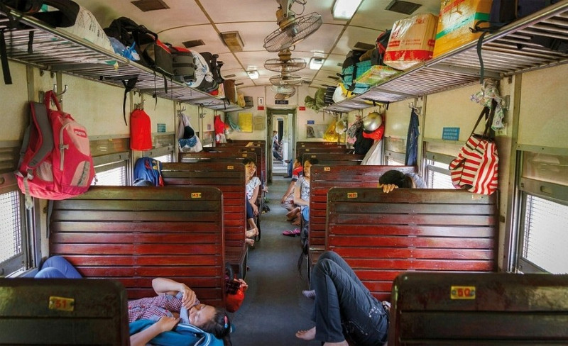 Un wagon du train Nord-Sud. Photo : Alamy.