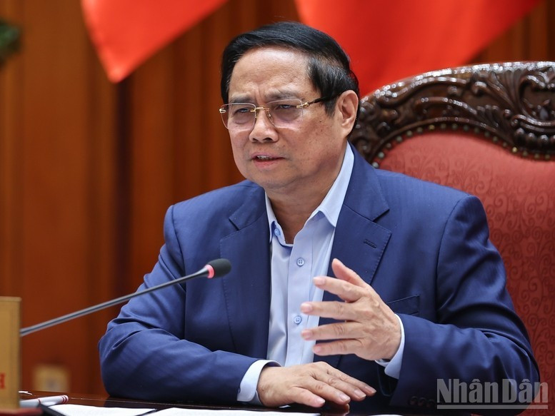 Le Premier ministre Pham Minh Chinh. Photo : NDEL