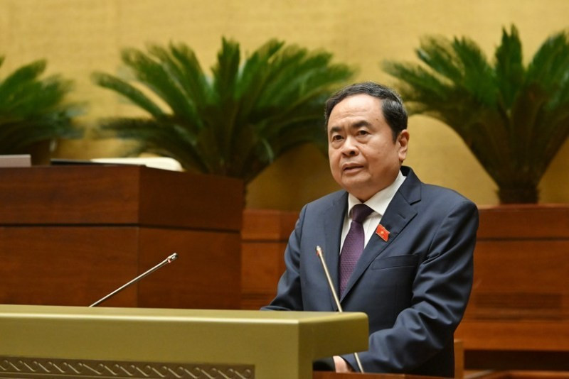 Le président de l'Assemblée nationale (AN), Tran Thanh Man. Photo : NDEL.