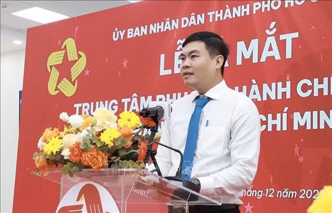 Nguyen Tuan Anh, directeur du Centre de service administratif public de Hô Chi Minh-Ville. Photo : VNA