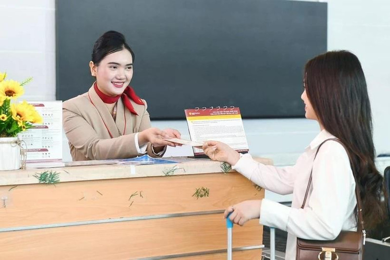 Pendant les vacances du Têt, du 14 au 22 février, l'aéroport international de Phu Quoc a géré 767 vols et accueilli plus de 260 473 passagers. Photo : VNA.