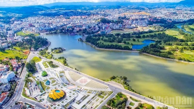 Le quartier Xuan Huong – Da Lat est l’un des pôles urbains centraux de la province de Lam Dong. Photo: NDEL.