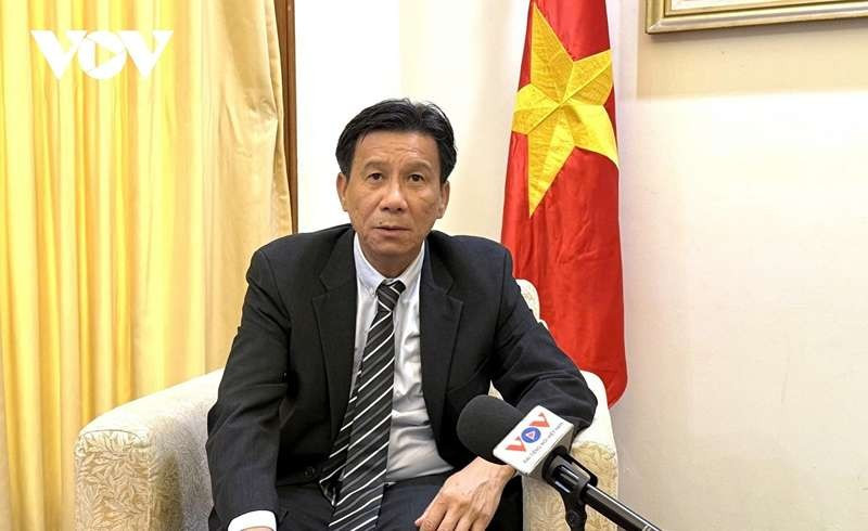 L’ambassadeur du Vietnam en Indonésie, Ta Van Thong. Photo : VOV.