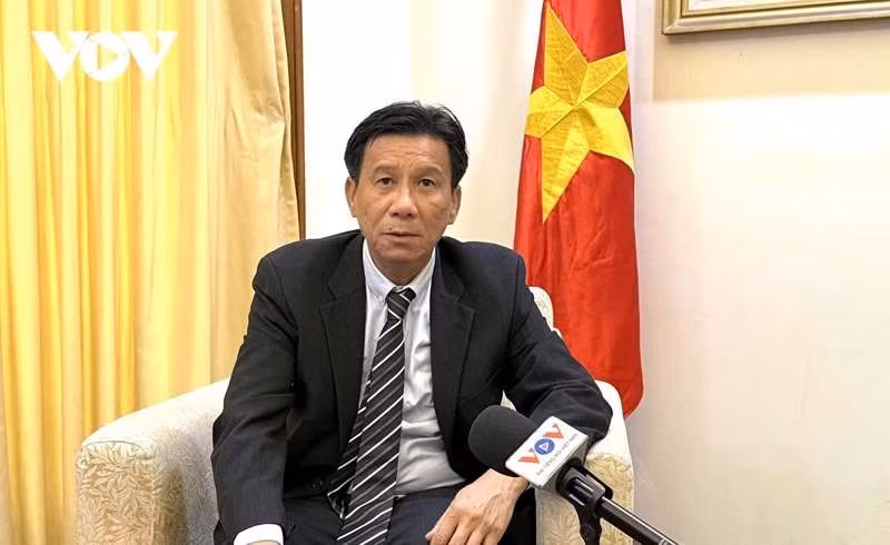 L’ambassadeur du Vietnam en Indonésie, Ta Van Thong. Photo : VOV.