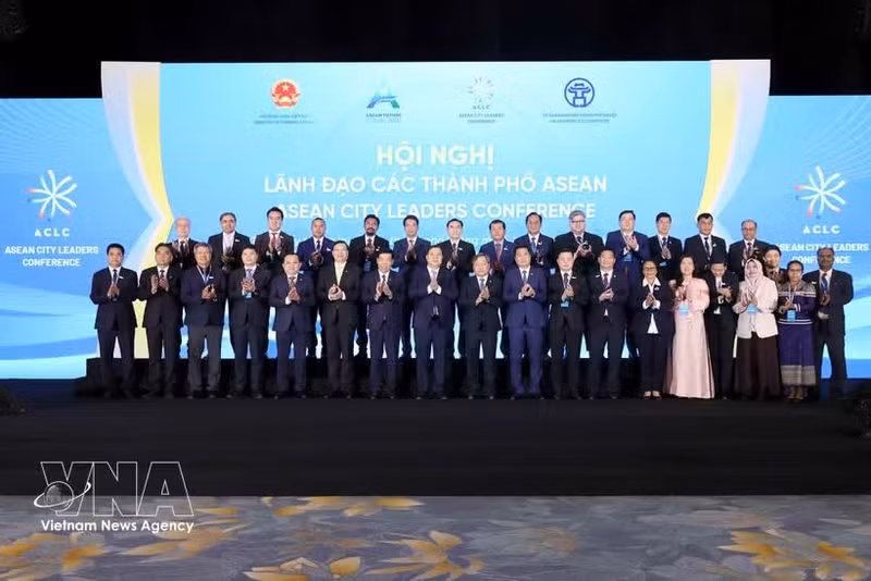 Les délégués à l'ouverture de la Conférence des dirigeants des villes de l’ASEAN 2026. Photo: VNA