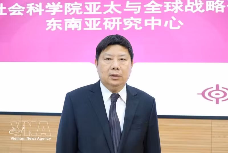 Le professeur Xu Liping, directeur du Centre d'études sur l'Asie du Sud-Est de l'Institut national de stratégie globale de l'Académie chinoise des sciences sociales (CASS). Photo : VNA.