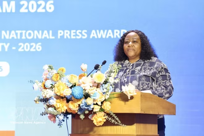 La Représentante d’UN Women au Vietnam, Caroline Nyamayemombe. Photo : VNA