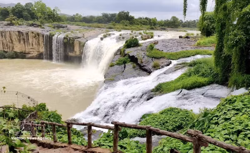 La cascade de Dray Sap dans le géoparc mondial UNESCO de Dak Nong, commune de Nam Da, province de Lâm Dông. Photo : VNA.