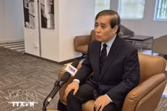 Le professeur Vu Minh Khuong, de l’École de politique publique Lee Kuan Yew de l’Université nationale de Singapour. Photo : VNA.
