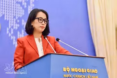 La porte-parole du ministère vietnamien des Affaires étrangères, Pham Thu Hang. Photo : VNA