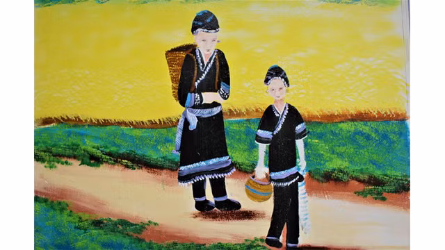 Le village de fresque original des Dao à Quang Ninh ảnh 11