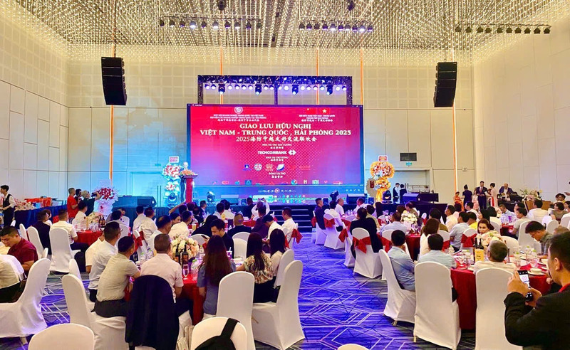 Lors du Programme d'échanges d'amitié Vietnam-Chine 2025. Photo: haiphong.gov.vn