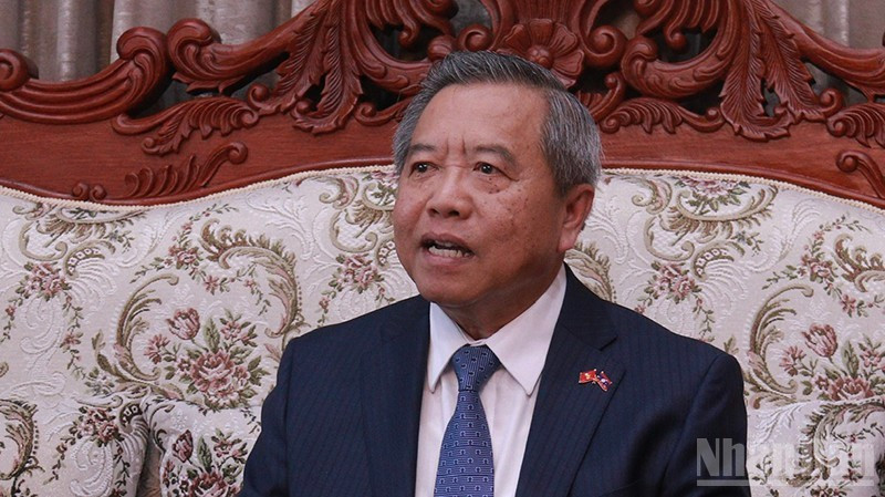 Président de l'Association d'amitié Laos-Vietnam, Boviengkham Vongdara. Photo: NDEL